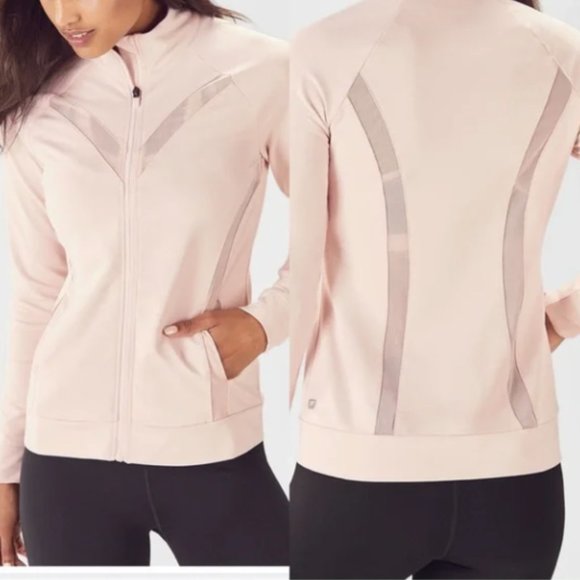 FABLETICS - MARIANNE JACKET IN APRICOT /BLUSH PINK - XXS - Picture 2 of 7